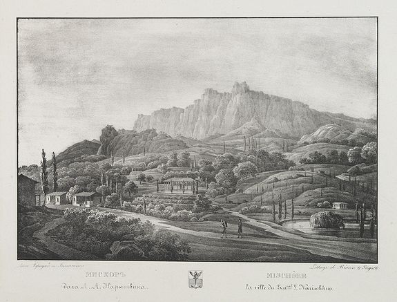 BRAUN & BIGATTI, Mischore la ville du General L. Narischkine., antique map, old maps