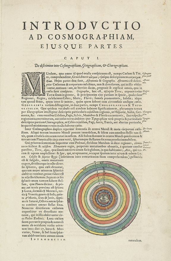 BLAEU, J., Introductio ad cosmographiam., antique map, old maps