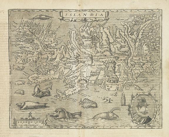 QUAD, M. / BUSSEMACHER, Islandia., antique map, old maps