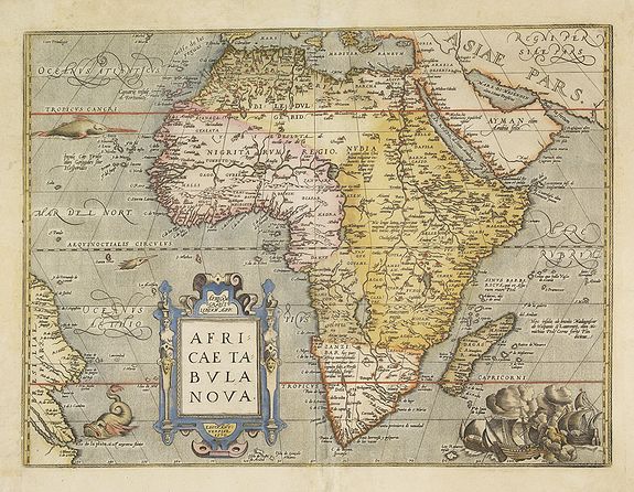 ORTELIUS, A., Africae Tabula Nova., antique map, old maps