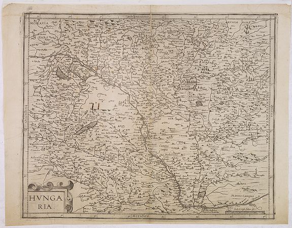 FLORIMI, M. / ARNOLDO de ARNOLDI, Hungaria., antique map, old maps