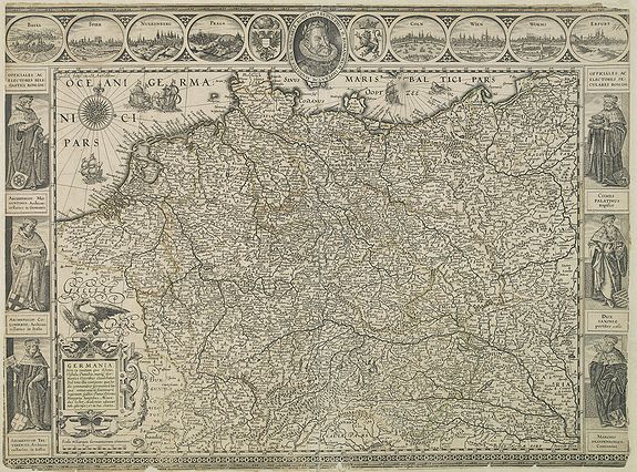 Old map by BLAEU - Germania.
