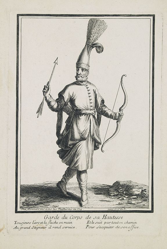 BONNART, H., Garde du corps de sa Hautesse. . ., antique map, old maps