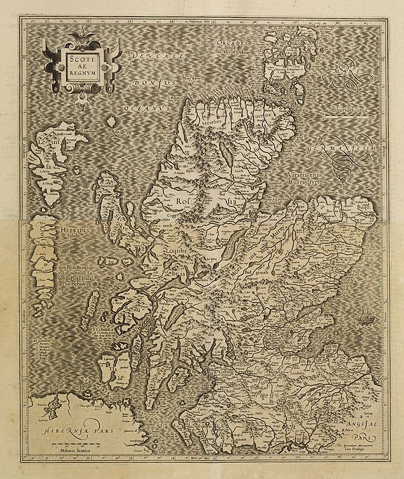 MERCATOR, G. / HONDIUS, J., Scotiae regnum., antique map, old maps