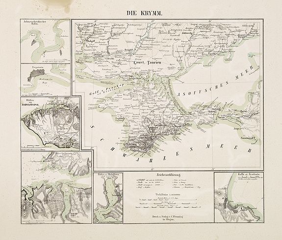 FLEMMING, C., Die Krymm., antique map, old maps