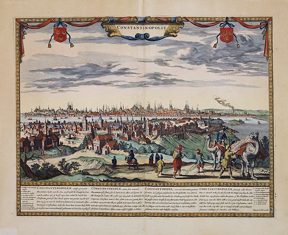 DE WIT, F, Constantinopolis., antique map, old maps