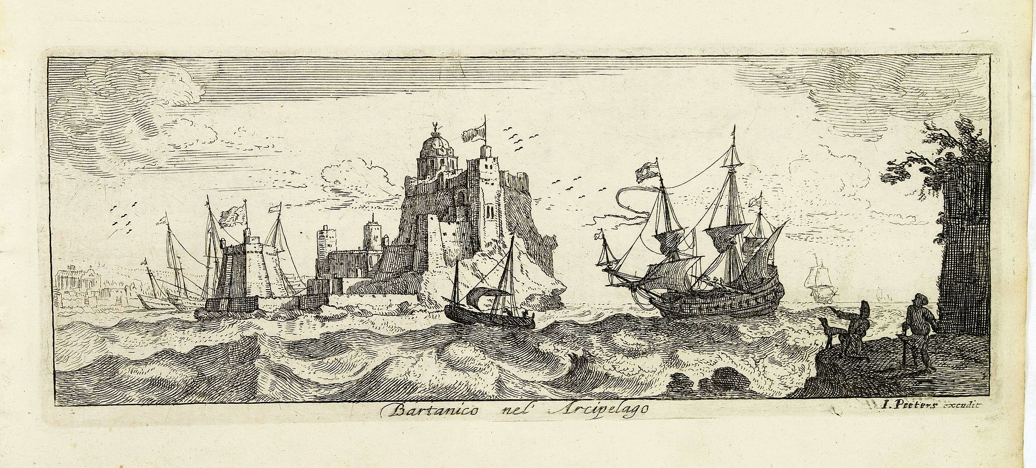 PEETERS, J. / VOSTERMANS II, L., Bartanico nel Arcipelago. (Bartanico), antique map, old maps