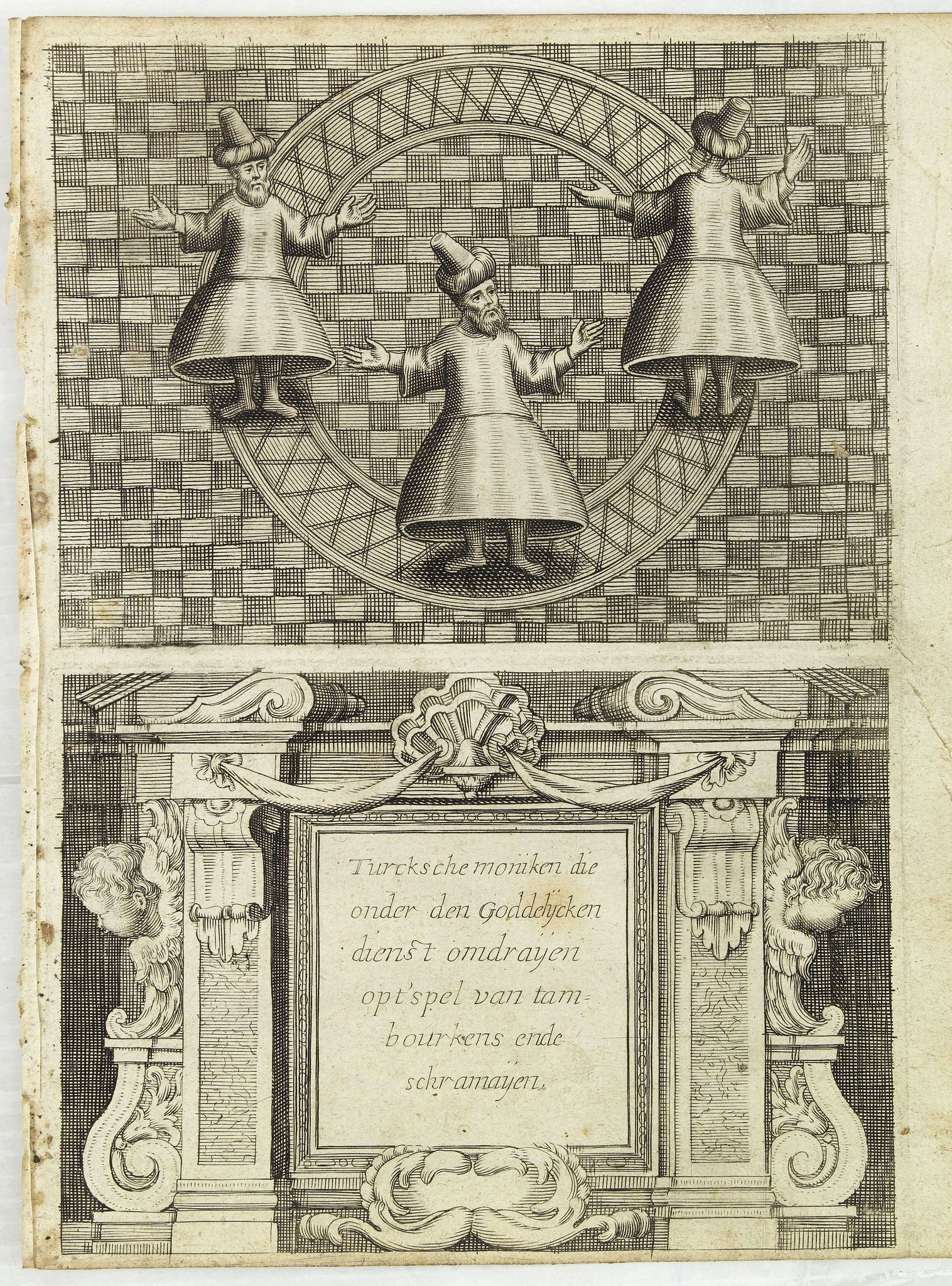 GONSALES, A, Turckschemoniken die onder den goddelycken. . ., antique map, old maps