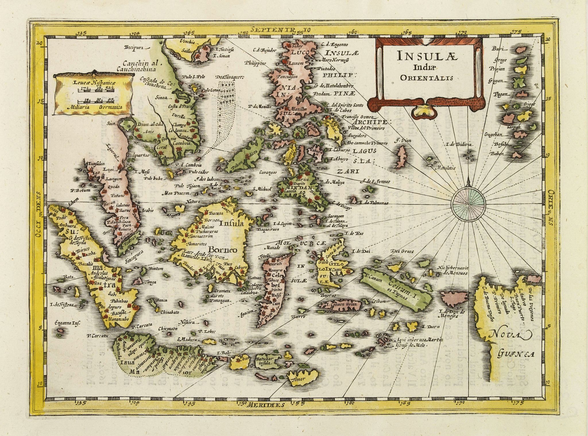 MERCATOR, G., Insulae India Orientalis., antique map, old maps
