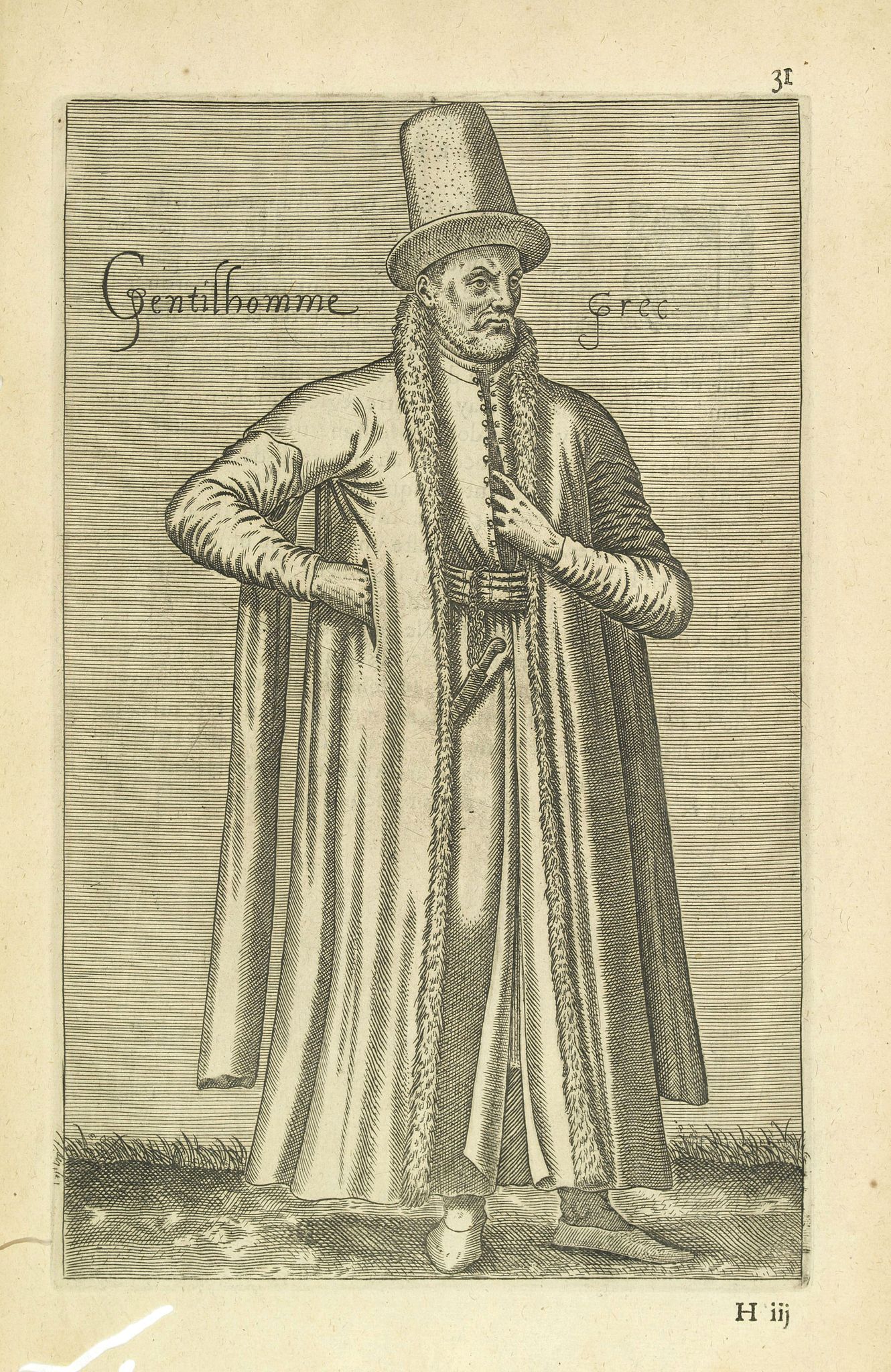 NICOLAS DE NICOLAY, Thomas Artus (sieur d'Embry)., Gentilhomme Grec. (31), antique map, old maps