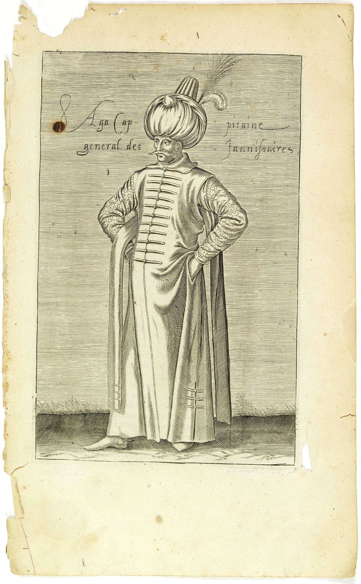 NICOLAS DE NICOLAY, Thomas Artus (sieur d'Embry)., Aga Capitaine General des Jannissaires., antique map, old maps
