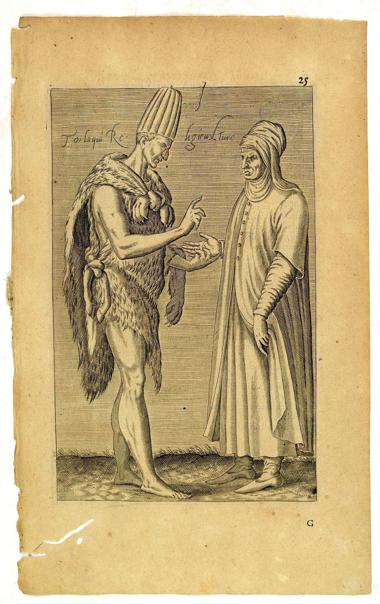 NICOLAS DE NICOLAY, Thomas Artus (sieur d'Embry)., Torlaqui Religieux Turc. ( 25 ), antique map, old maps