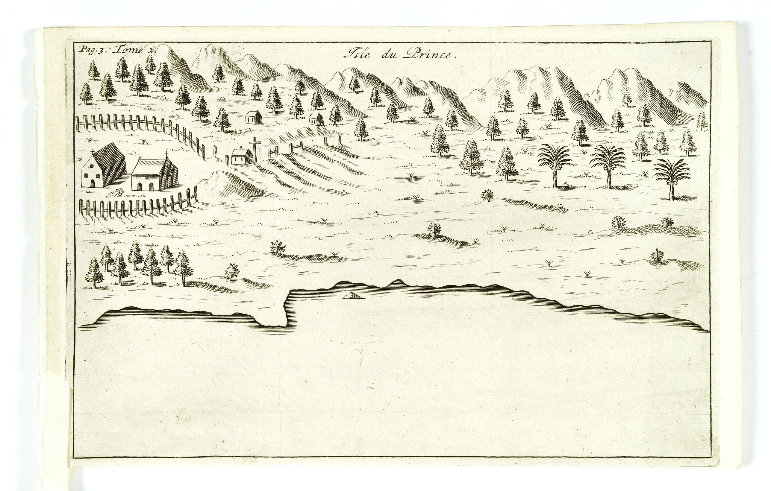 DE RENNEVILLE, R.A.C., Isle du Prince., antique map, old maps
