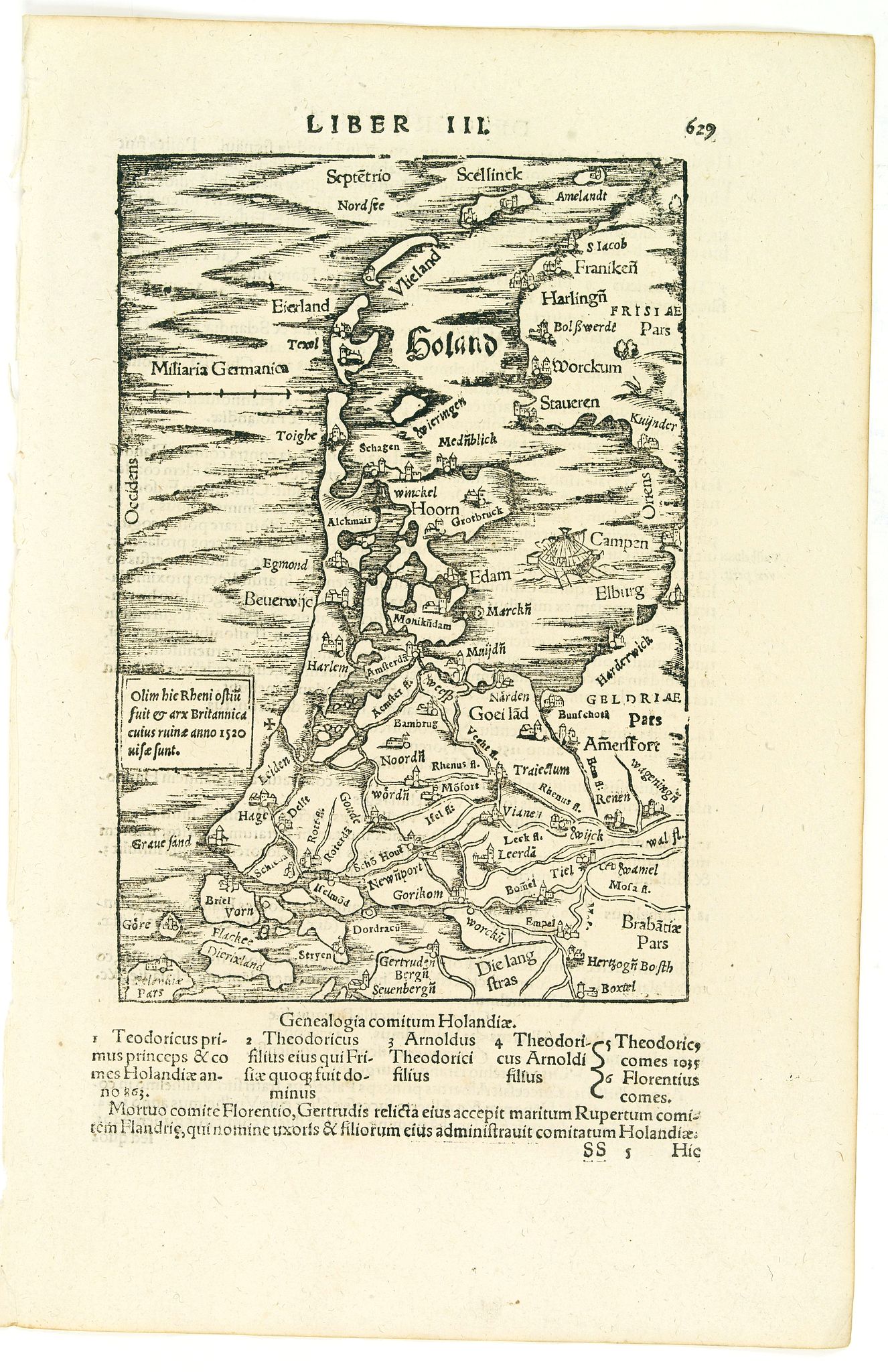 MÜNSTER, S., Holland. . ., antique map, old maps