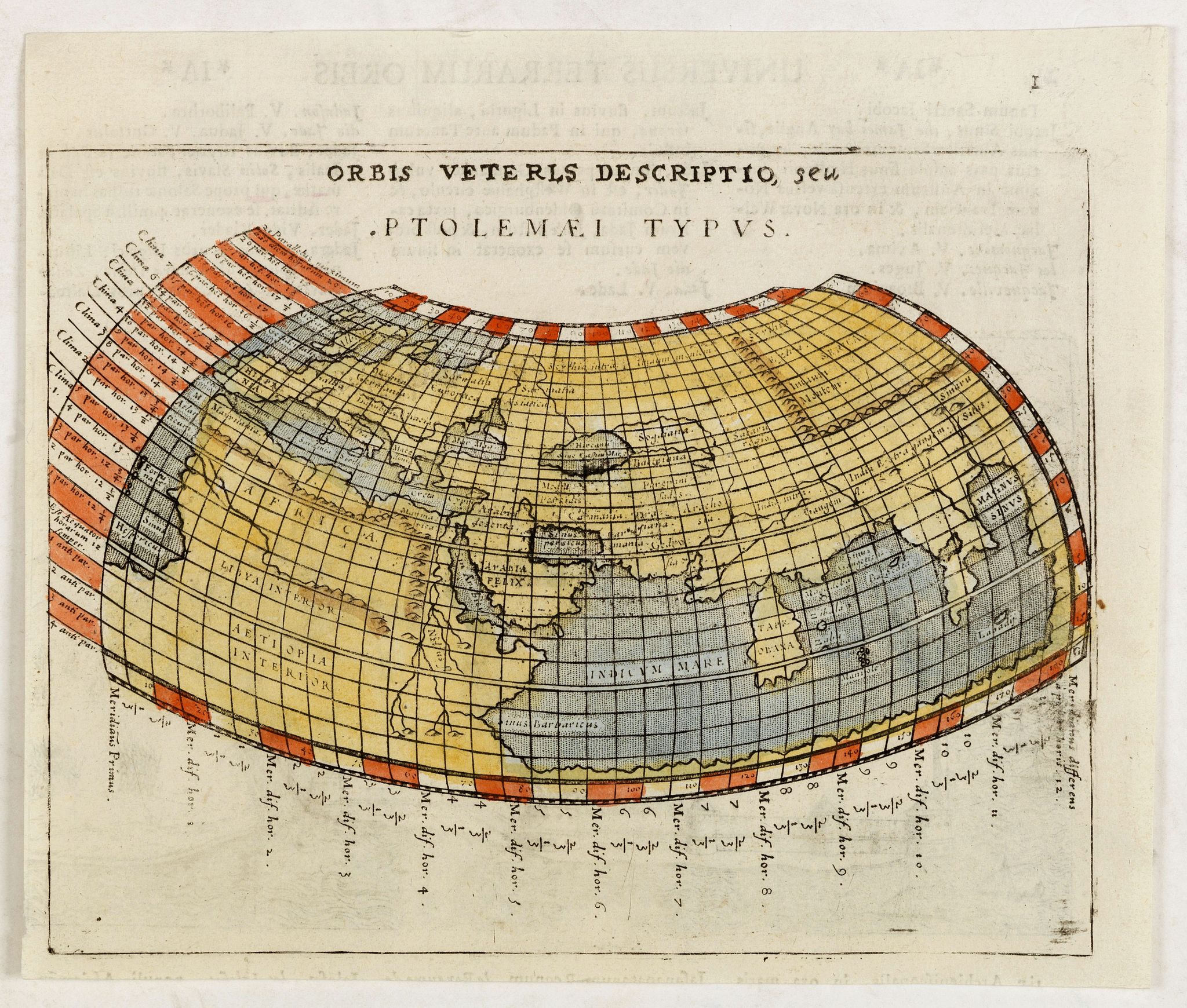 MAGINI, G.A. / LASOR A VEREA, A., Orbis Veteris Descriptio, seu Ptolemaei Typus., antique map, old maps