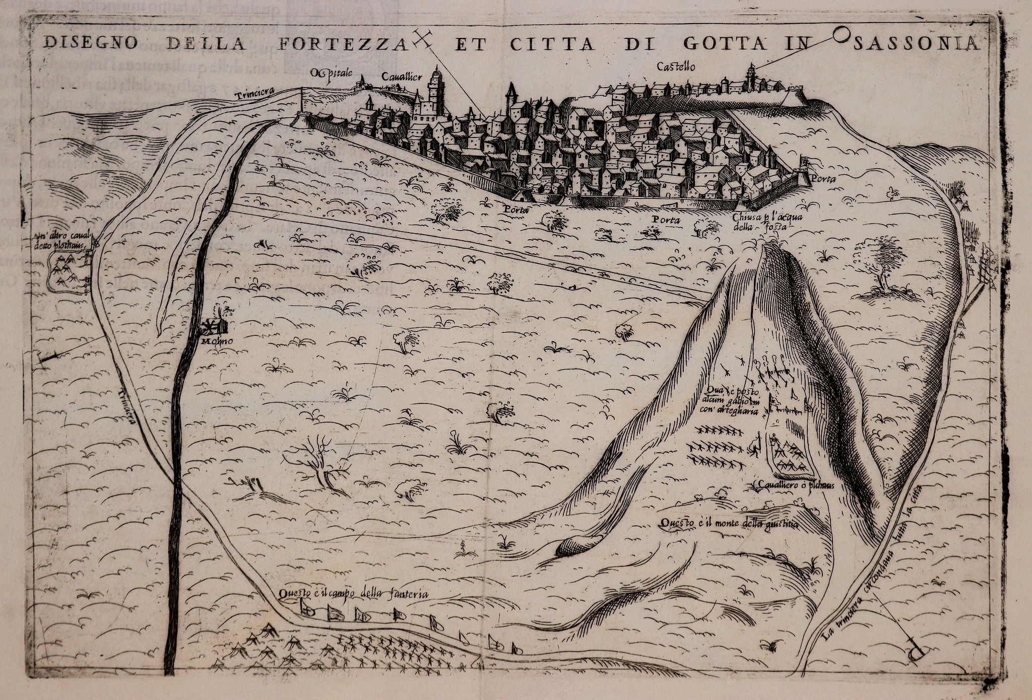 FORLANI, P. / BALLINO, G., GOTTA. (GOTHA), antique map, old maps