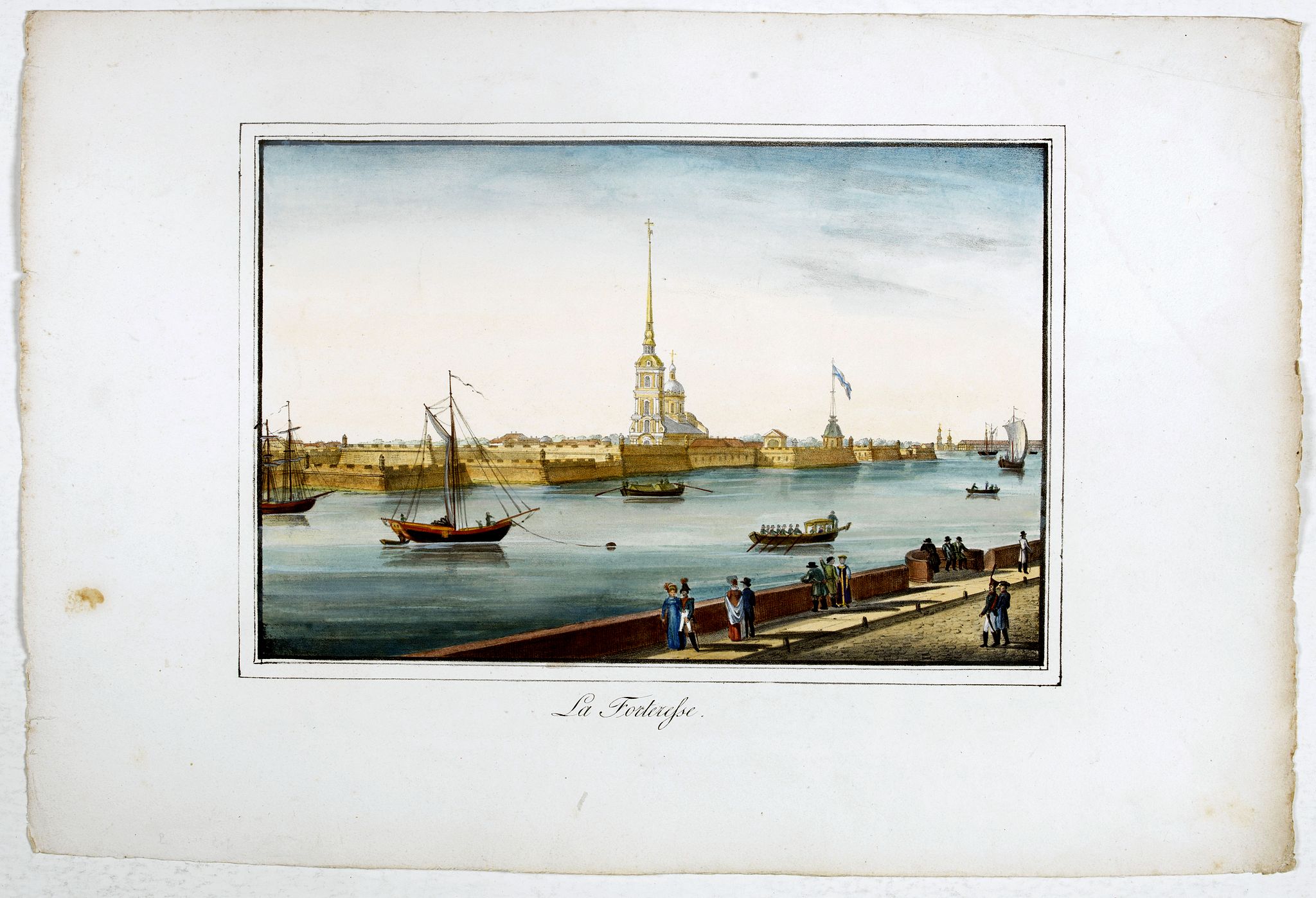 PLUCHART, A., La Forteresse., antique map, old maps