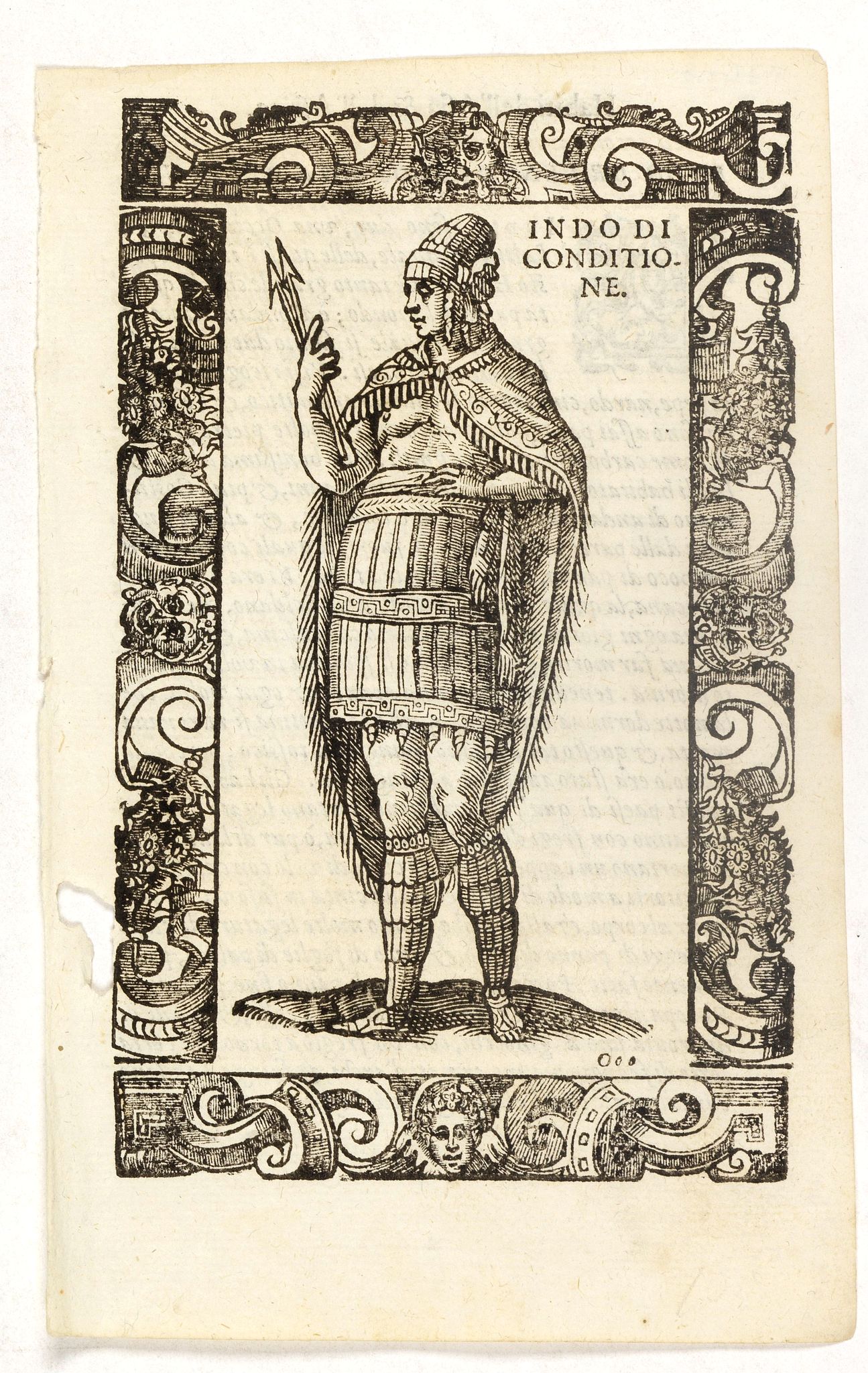 VECELLIO, C., Indo di Conditione., antique map, old maps
