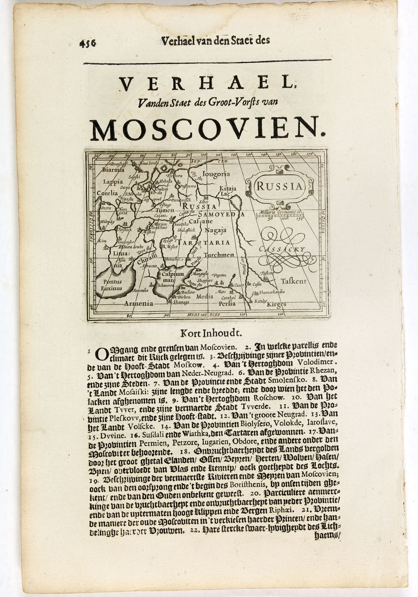 DE CLERCK, N., Russia. / Gustavus Adolphus D.G. Sveciae. Gotth. et Vandal. Rex., antique map, old maps