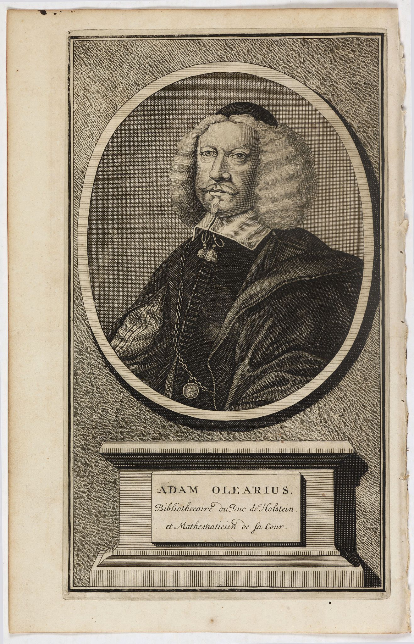VAN DER AA, P. / OLEARIUS, A., Adam Olearius . . ., antique map, old maps