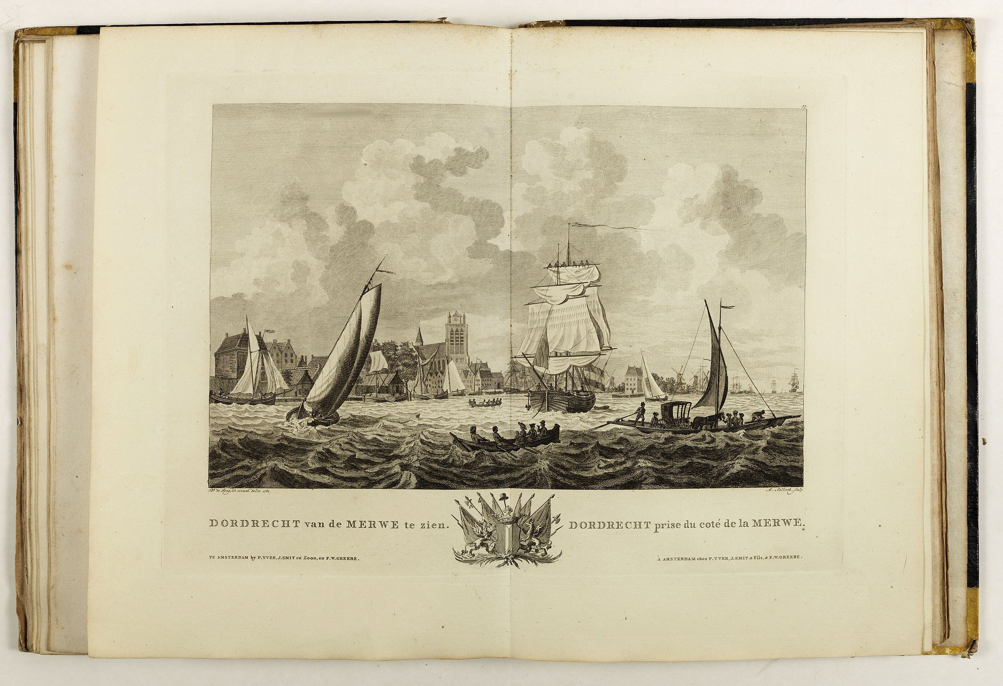 DE JONG, D. / SALLIETH, M., Atlas van de Zeehavens der Bataafsche Republiek, die van Batavia en Onrust. Mitsgaders der Afbeeldingen van de Haringvisscherij en de Walvischvangst.., antique map, old maps