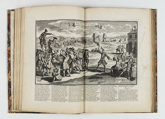 ANONYMOUS, Het Groote Tafereel der Dwaasheid., antique map, old maps