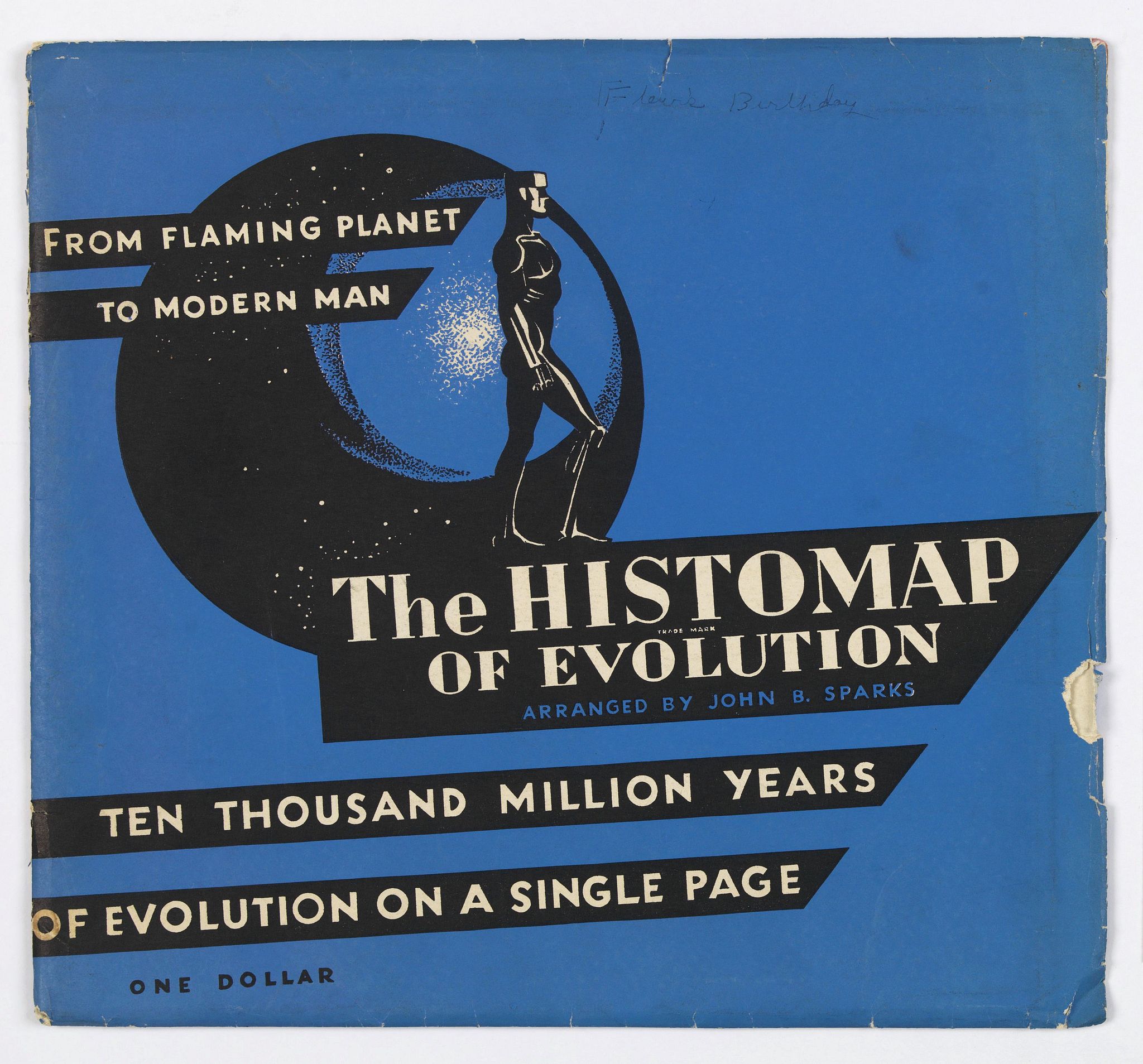 RAND MCNALLY & CO., The Histomap of Evolution., antique map, old maps