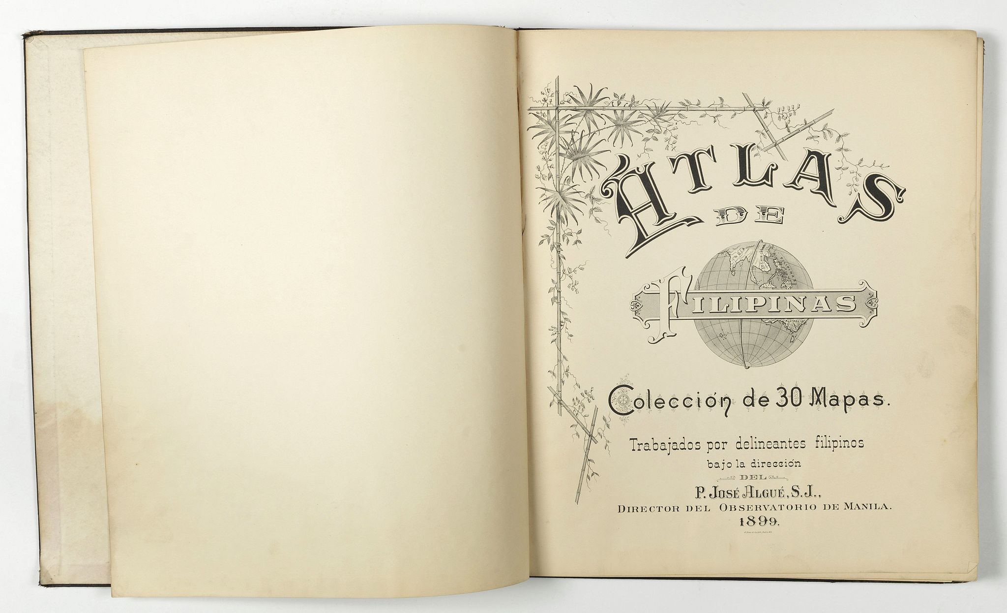 GOVERNMENT PRINTING Office., Atlas de Filipinas. Trabajados por delineantes filipinos. . ., antique map, old maps