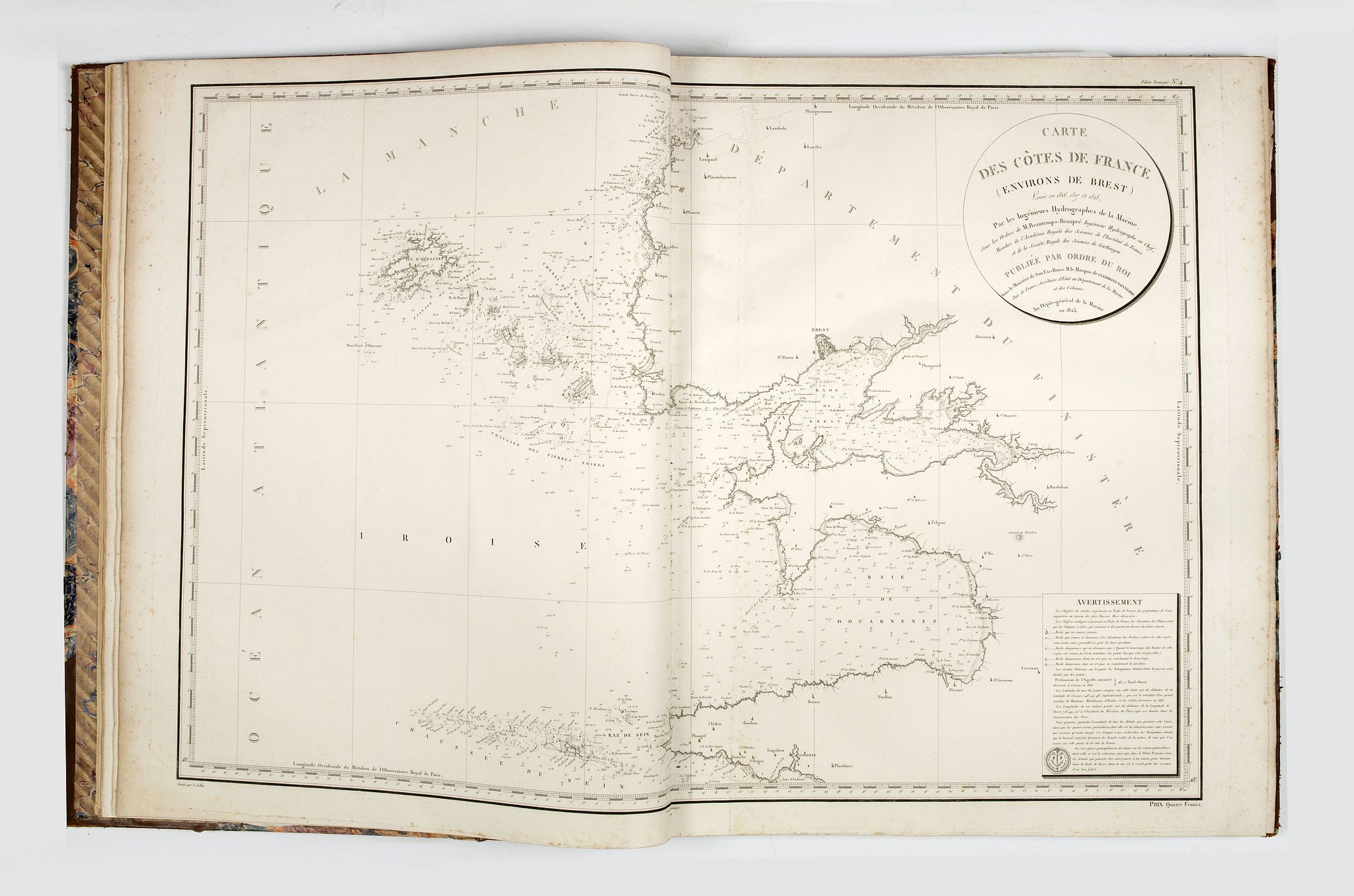 BEAUTEMPS-BEAUPRÉ , Ch., Pilote français (3 volumes)., antique map, old maps