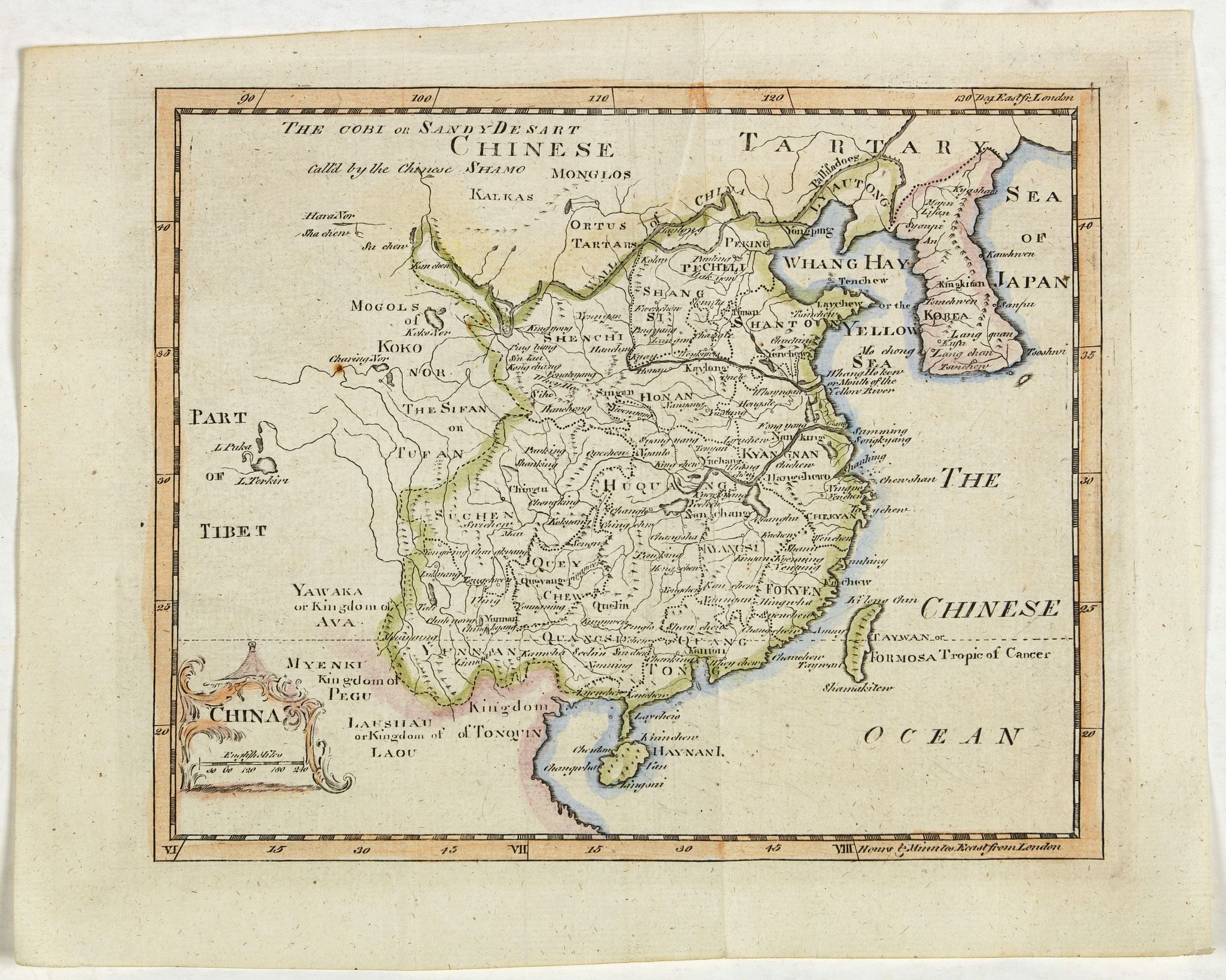JEFFREYS, T. and PHINN, T., China., antique map, old maps
