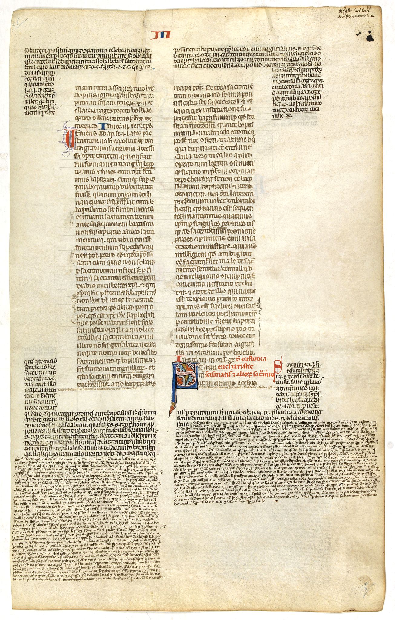 ANONYMOUS, Decretals of Gregorius IX., antique map, old maps