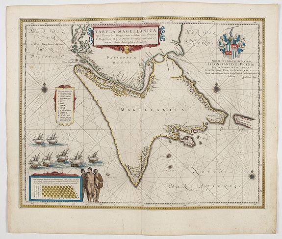 BLAEU, J., Tabula Magellanica., antique map, old maps