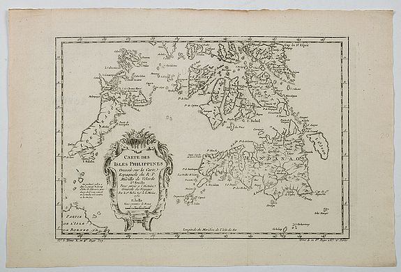 BELLIN, J, Carte des Isles Philippines. . ., antique map, old maps