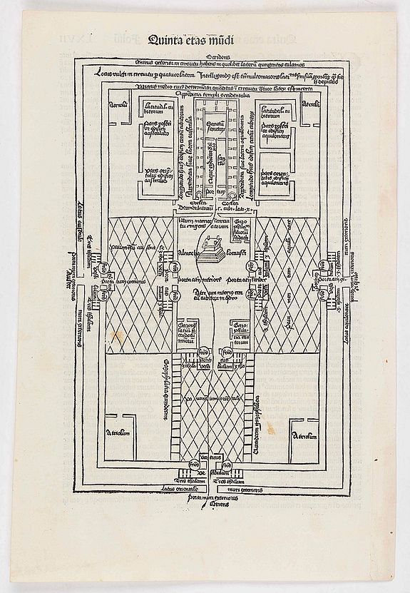 SCHEDEL, H., Quita Etas Mundi. Folium.LXVII, antique map, old maps