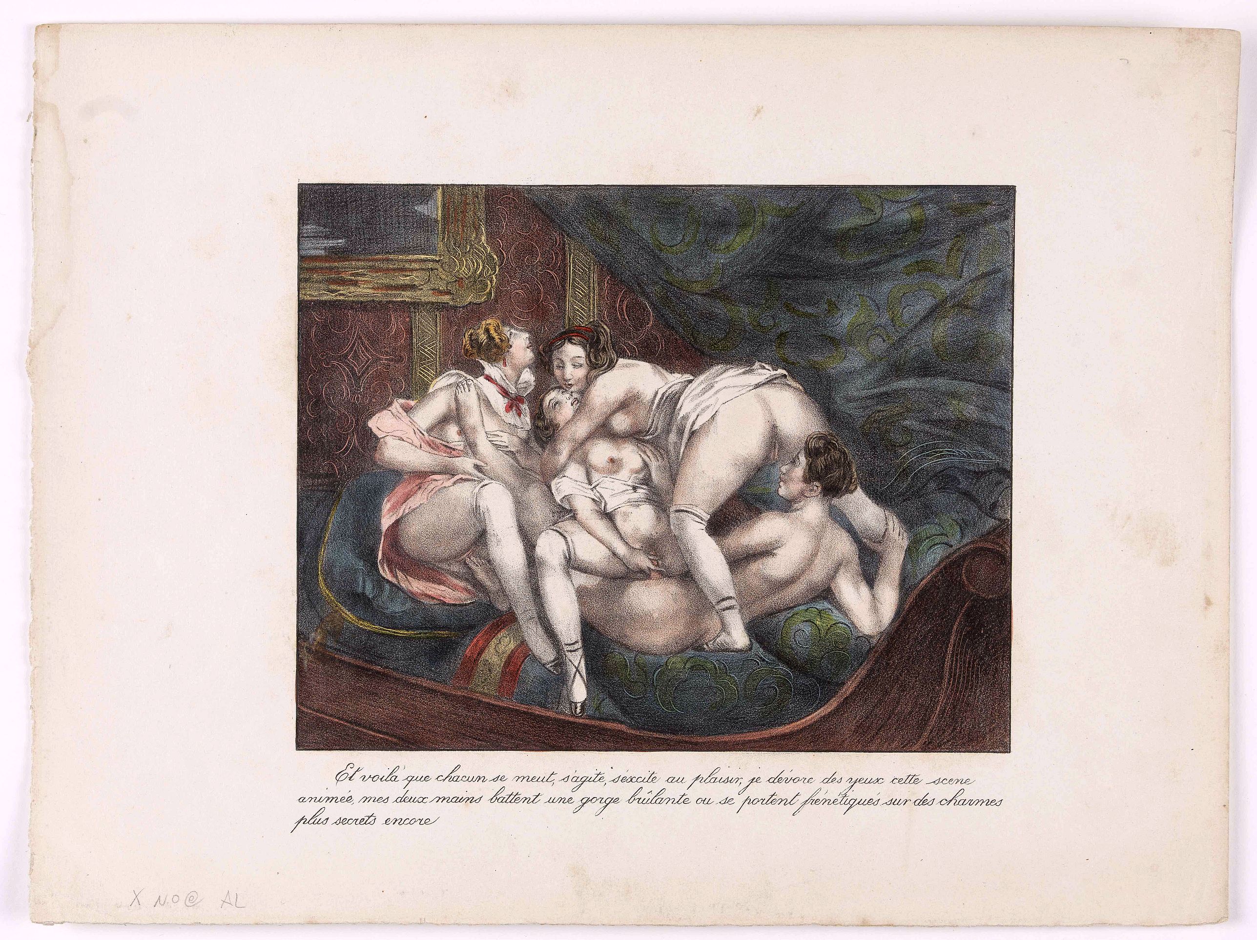 ANONYMOUS, Et voilà que chacun se meut, s'agite, s'escite au plaisir . . ., antique map, old maps
