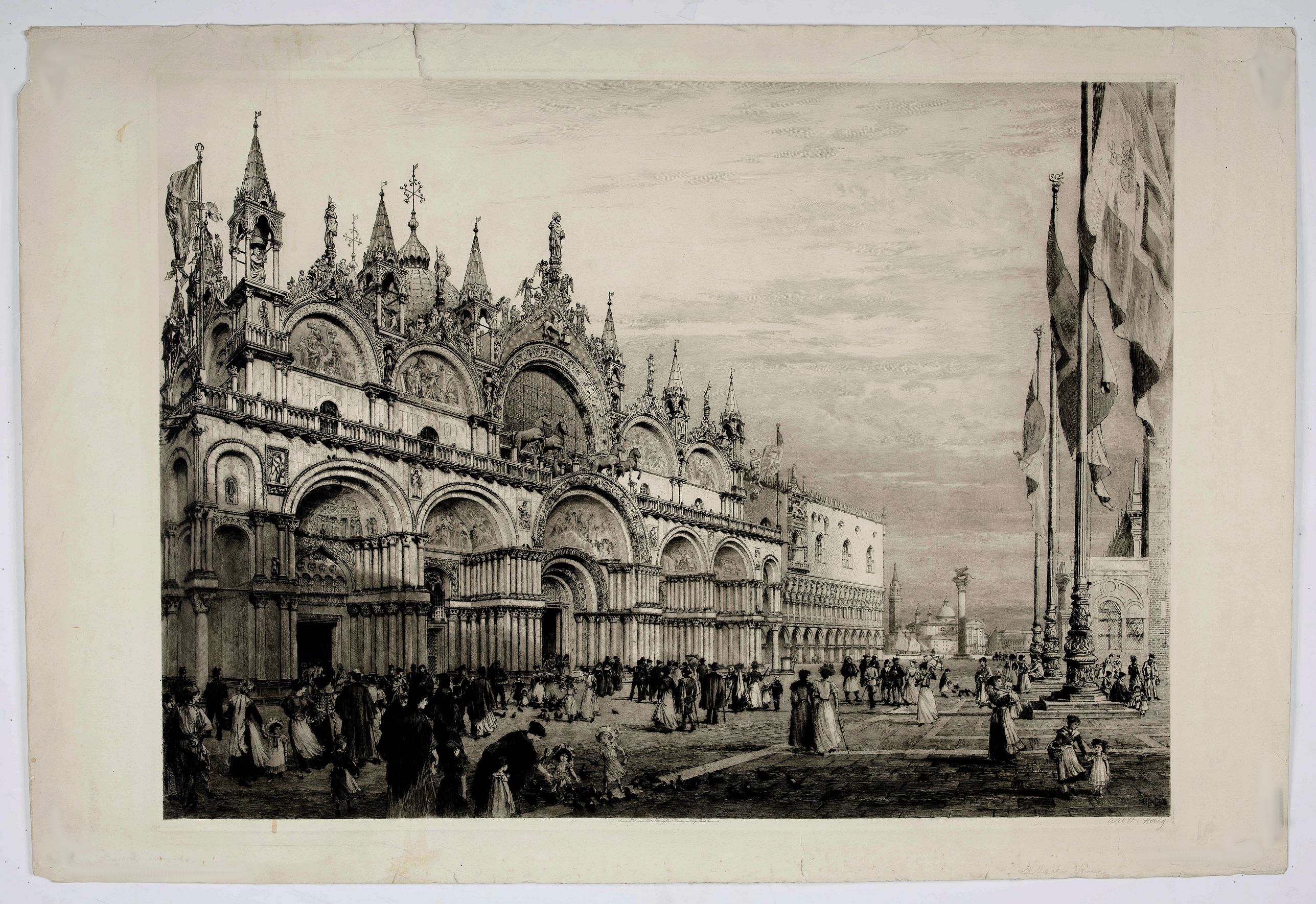 HAIG, A., (Saint-Marc, Venise)., antique map, old maps