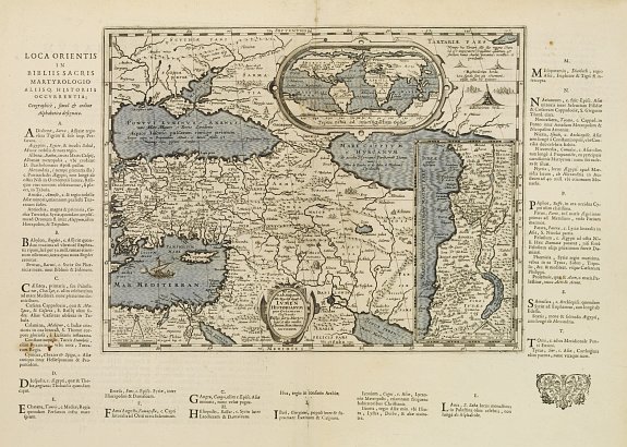 ORTELIUS, A. / MORETUS,B., .. Lumen Historiarum Per Orientem .. Concinn. Fran. Hareio ..', antique map, old maps