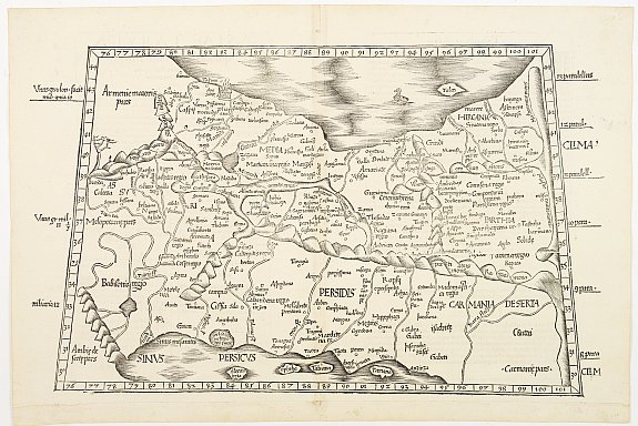 PTOLEMEE, C. / TRECHSEL, G., ASIAE TABULA quinta continentur Assyria..., antique map, old maps
