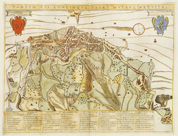 VADORINIUS, D., Tantum aevi longinqua Valet mutare vetustas., antique map, old maps