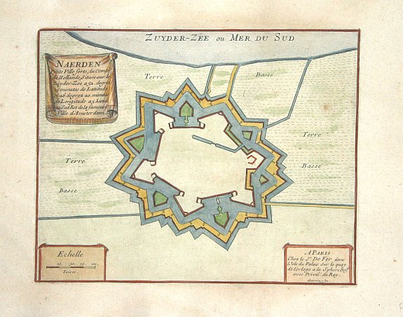 FER, N de, Naerden, antique map, old maps
