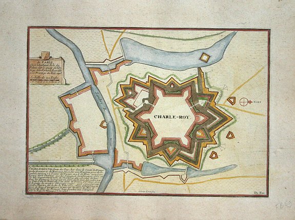 FER, N de, Charle-Roy, antique map, old maps