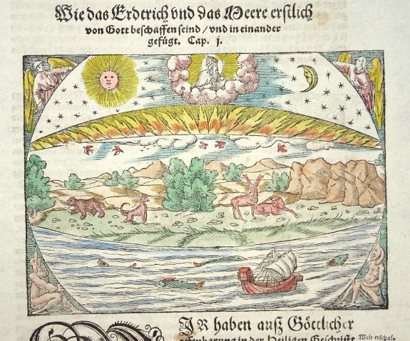 MÜNSTER,S., Das erste buch der cosmography, antique map, old maps