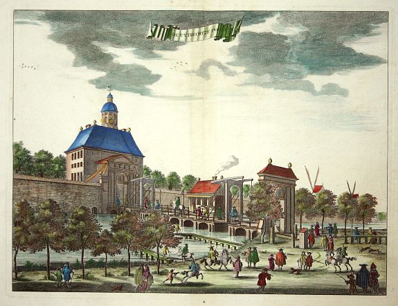 WAGENAAR, J., De Uytrechtze poort, antique map, old maps
