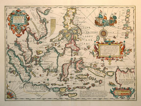 HONDIUS,J., Insulae indiae orientalis.., antique map, old maps