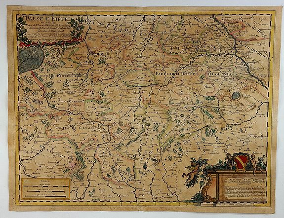 ROSSI, G., Paese d’Eiffel., antique map, old maps