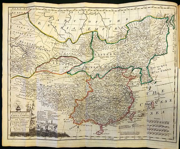 KNAPTON, J. and P. , History of China, the Modern History, By Way of Sequel to Mr. Rollin's Ancient History., antique map, old maps