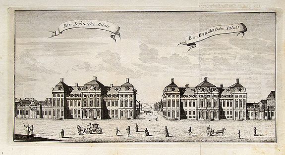 PONTOPPIDAN, E. L., Bar: Dehnsche Palais., antique map, old maps