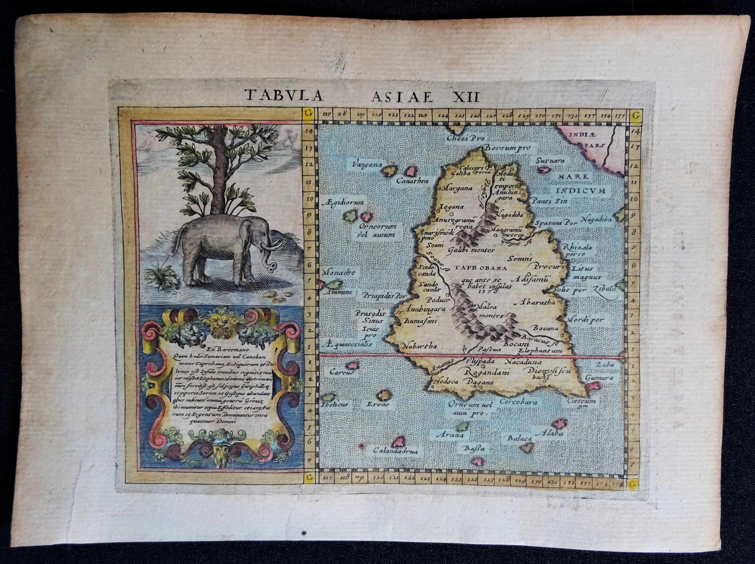 MAGINI, Giovanni Antonio., Tabula Asiae XII. , antique map, old maps