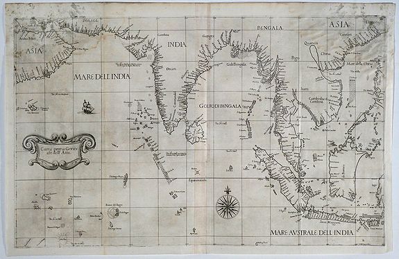 DUDLEY, R., Carta prima Generale dell' Asia., antique map, old maps