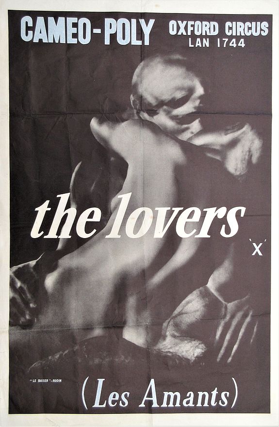 ANONYMOUS., Cameo Poly, the lovers (Les Amants) by Louis Malle. , antique map, old maps